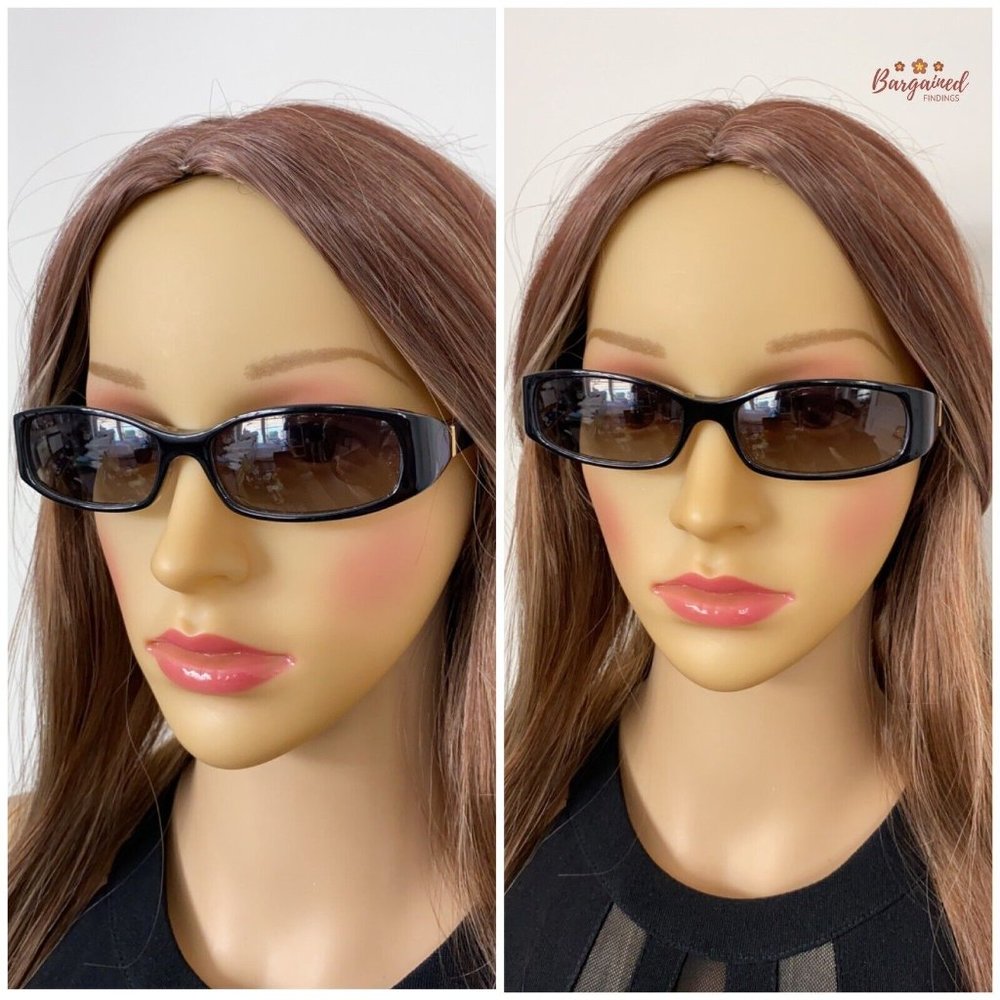 Authentic LOUIS VUITTON Black Rims Brown Lenses Gradient Tint Sunglasses ZO111W - Picture 5 of 12